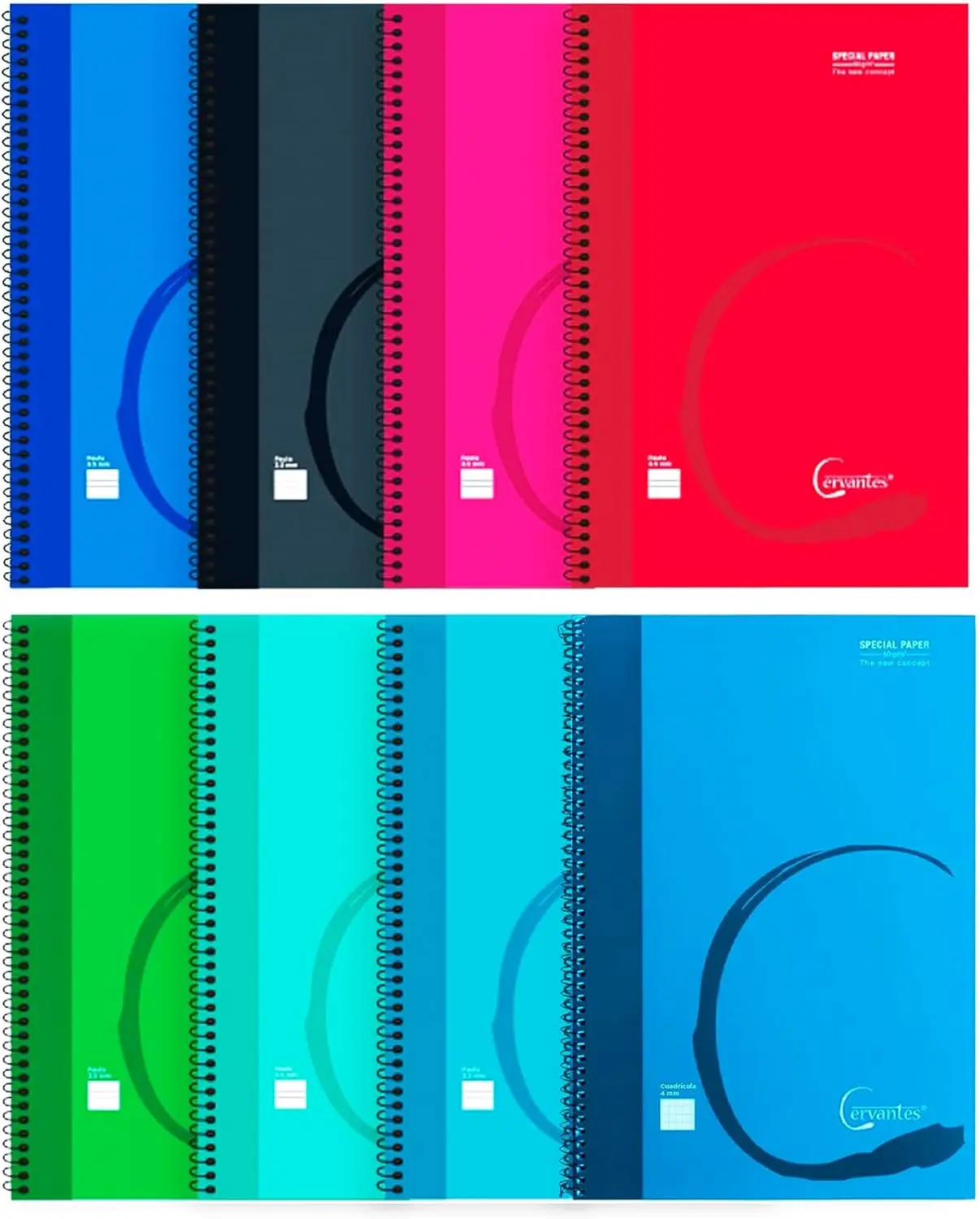 Pack of 8 A4 Notebooks - Image 2