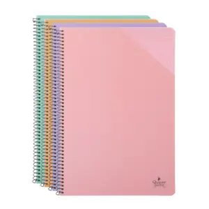 Pack of 6 A5 Spiral Notebooks in Pastel Colors