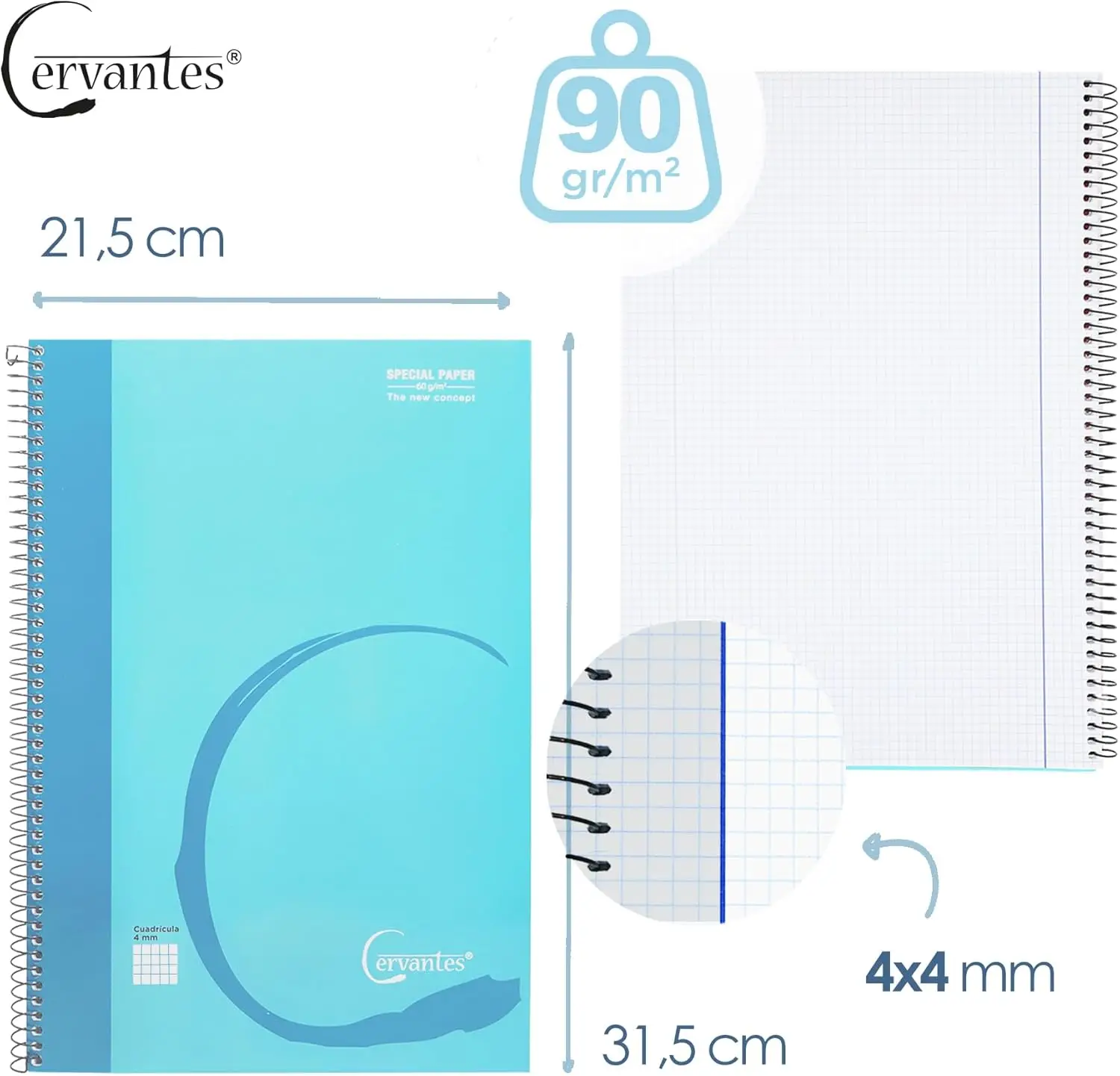 Pack of 8 A4 Notebooks - Image 4