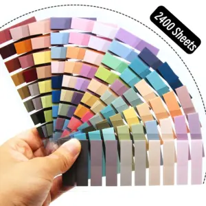 Transparent Colorful Index Creative Memo Pads. Self-Adhesive Sticky Memo Pads