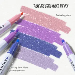 4 Colors Glitter Marker
